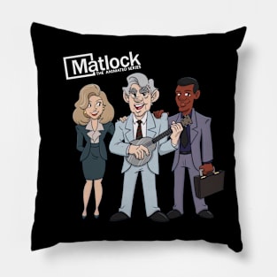 Matlock The sitcom Animated Series Pillow