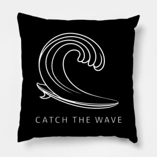 Catch the wave Surfing Pillow