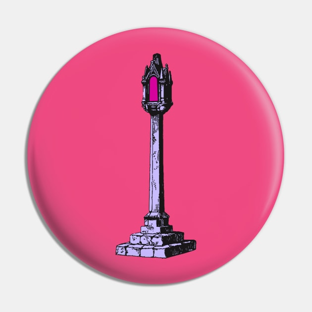 Old street lamp wayside shrine Pin by Creative Art Store