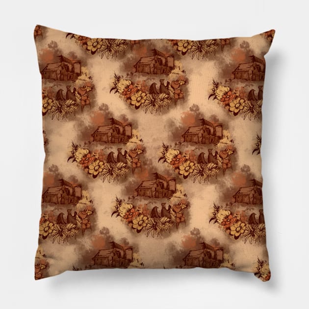 Retro Couch Pillow by LVBart