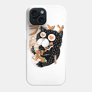 Cat Love Ramen Phone Case