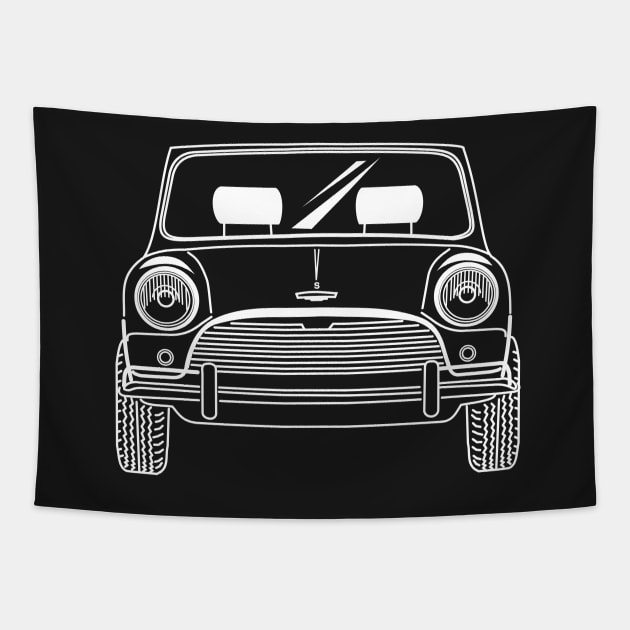 Classic Mini Cooper Tapestry by Aurealis