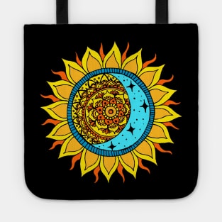 Sun and Moon Mandala Tote