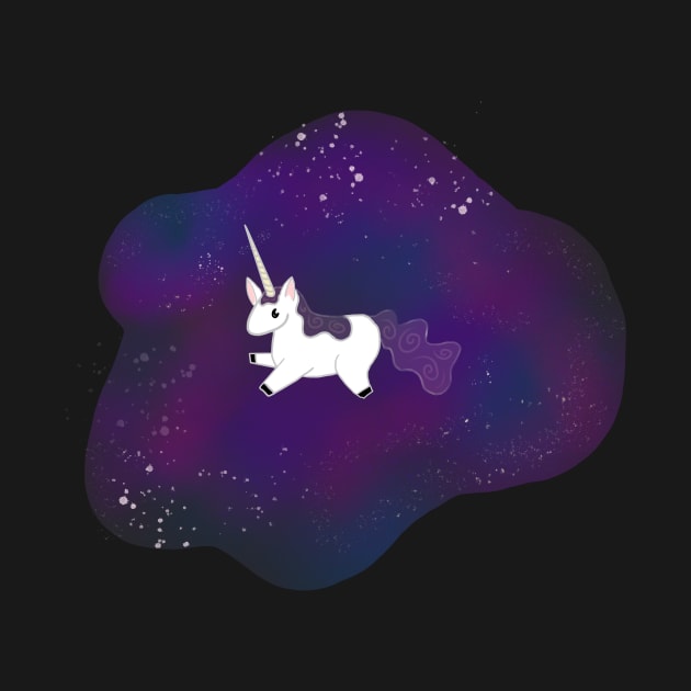 Galaxy Unicorn by rachelleybell