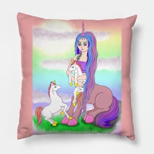 Centaur and unicorns Pillow