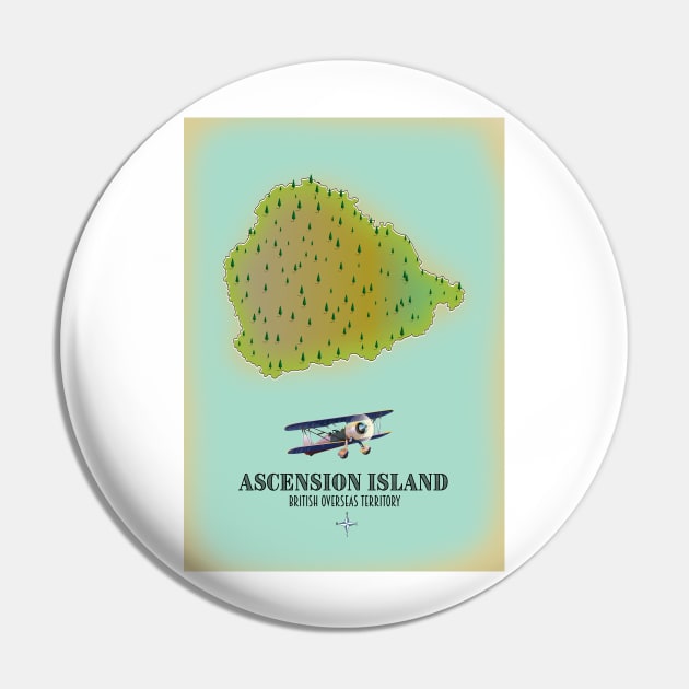 Ascension Island map Pin by nickemporium1