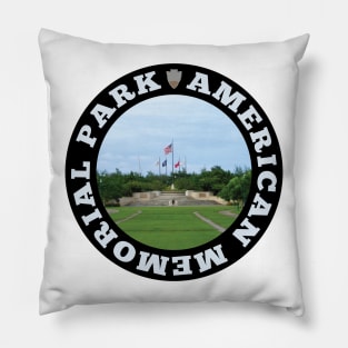 American Memorial Park circle Pillow