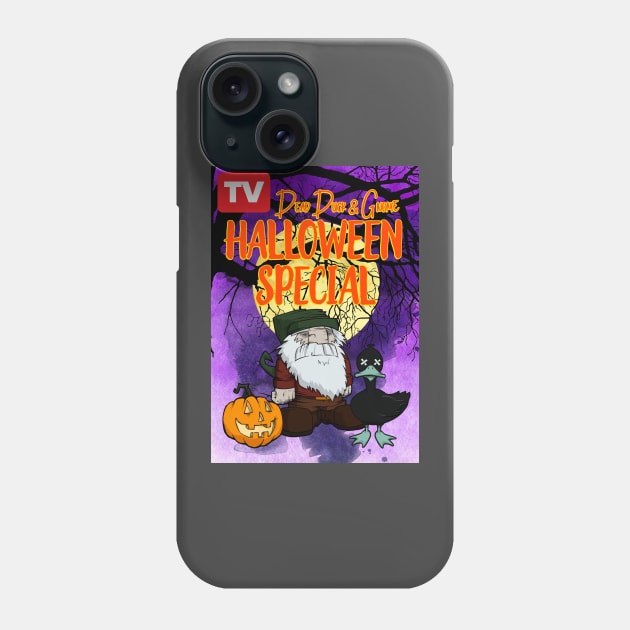 Dead Duck & Gnome Halloween Special Phone Case by Justin Langenberg