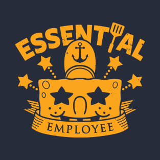 Quarantine Social Distancing Essential Employee Slogan T-Shirt