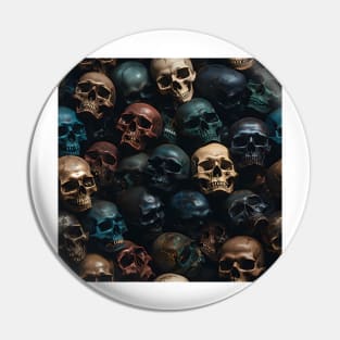 Halloween Decorations 22 - Skulls Pin