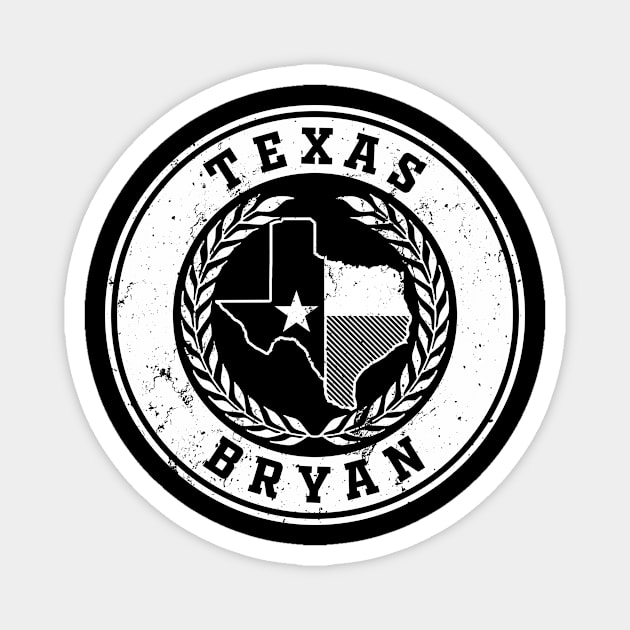 Bryan Texas Magnet by Jennifer