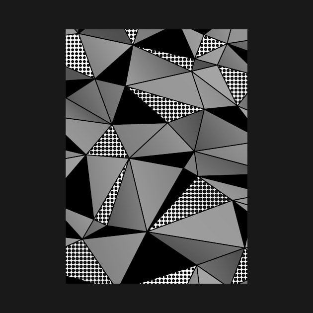 Monochrome Polygons by Blue-Banana