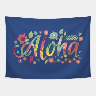 vintage Retro summer Hawaii Beach Aloha Tapestry