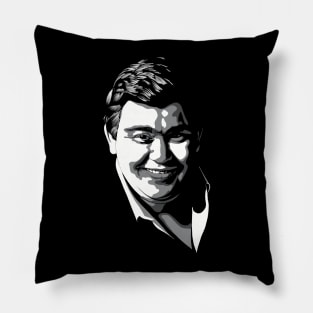 John Candy greyscale Pillow