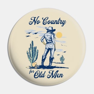 No Country for Old Men Feminist Pro Choice Vintage Cowgirl Pin