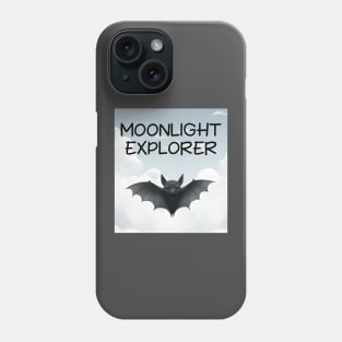 Bat Moonlight Explorer Phone Case