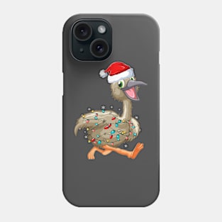 Xmas Emu Christmas Australian Funny Graphic Phone Case