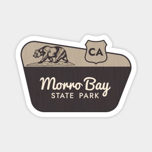 Morro Bay State Park California Welcome Sign Magnet