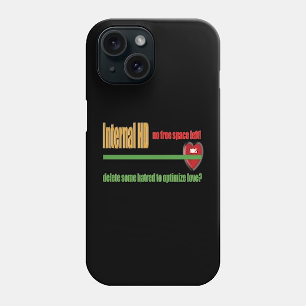 Love and Hatred Phone Case by murshid