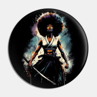 Afro Samurai Girl Pin