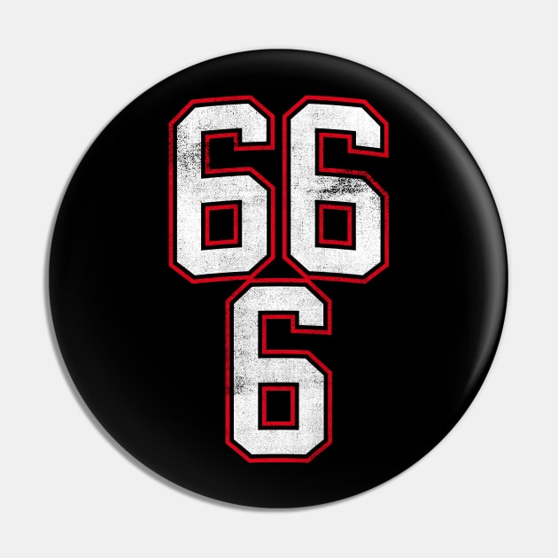 666 The Number of the Beast Pin by cowyark rubbark