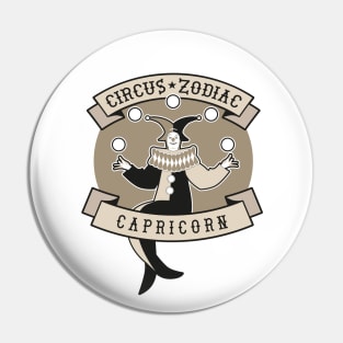 Zodiac Circus. Capricorn Pin