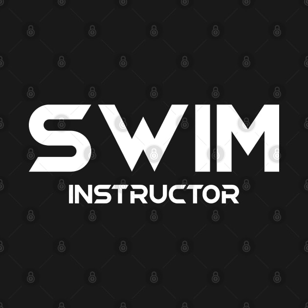 Swimmer Swim Coach Swimming Instructor Teacher Course by dr3shirts