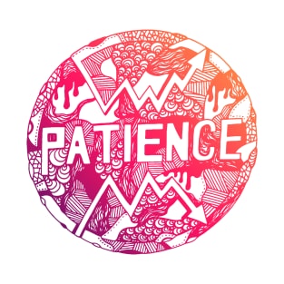 Sunset Sky Circle of Patience T-Shirt