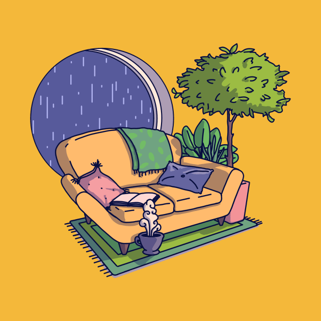 Cozy Couch by Ginkgo Whale