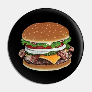 Bacon Cheeseburger Pin