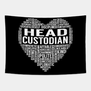 Head Custodian Heart Tapestry