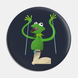 Kermit T. Frog Pin