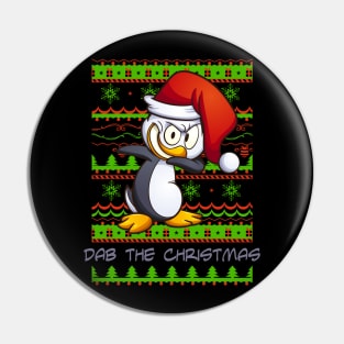 Christmas Dabbing Penguin - Dab Dance Slogan 1 Pin
