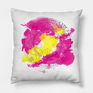 Magical Girl Circle Splatter Pillow