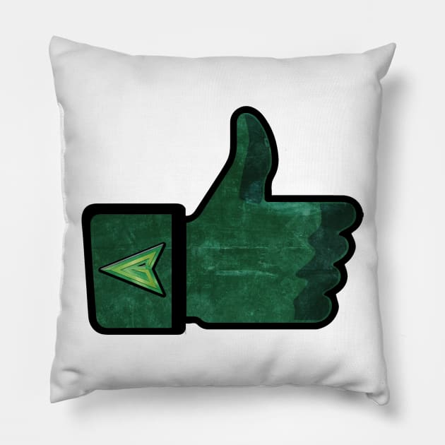 Green Arrow! Pillow by AquaDuelist