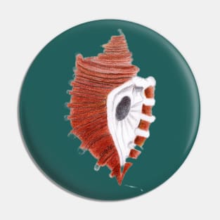 Seashell on the beach Pin