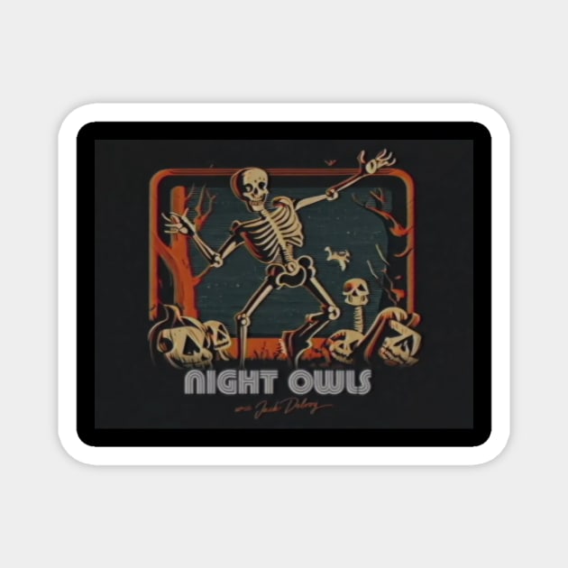 Night Owls Magnet by Piecing It Together