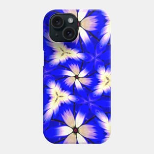 Cute Blue Floral Pattern Phone Case