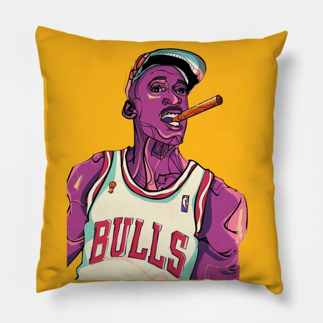 michael jordan Pillow by nakaladek3