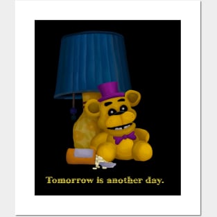 Tomorrow is another day - Fredbear FNAF  Art Print for Sale by Mintybatteo