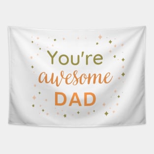 fathers day gift awesome dad Tapestry
