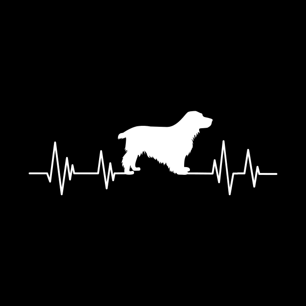 Cocker Spaniel dog Heartbeat dog Heartbeat dog Silhouette by mezy
