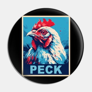 Pun Chicken Gifts Men Kids Women Meme Funny Chicken Pin