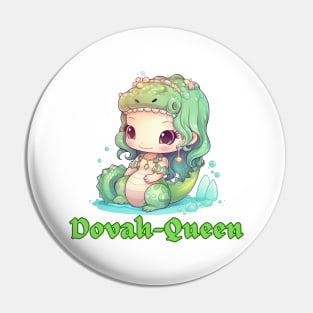 Dovah-Queen!  Dragon Girl Meme Pin