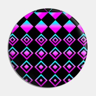 Squares pattern Pin