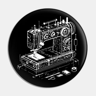 sewing machine design Pin