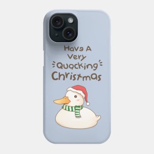 Have A Very Quacking Christmas Cute Duck Phone Case