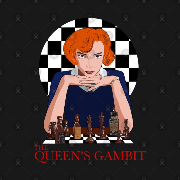 Queen’s Gambit Grandmaster Beth by PG Illustration