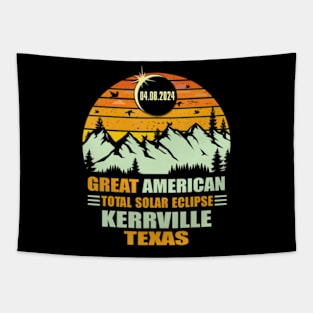 Kerrville Texas Total Solar Eclipse 2024 Tapestry