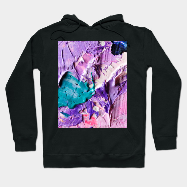 Purple Abstract Painting Purple Painting Hoodie Teepublic